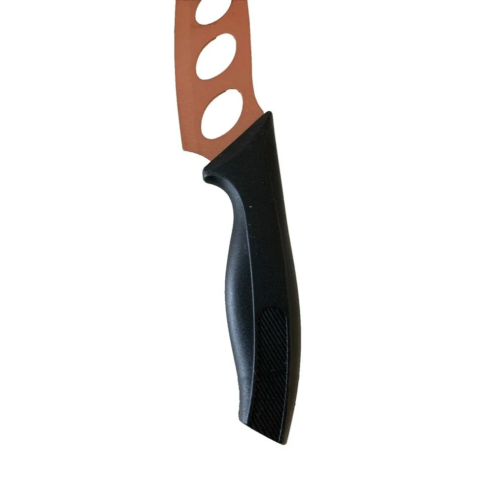Copper Knife Stainless Steel Blade Non-Stick Cut-Out Design VTGn 90s-2000s